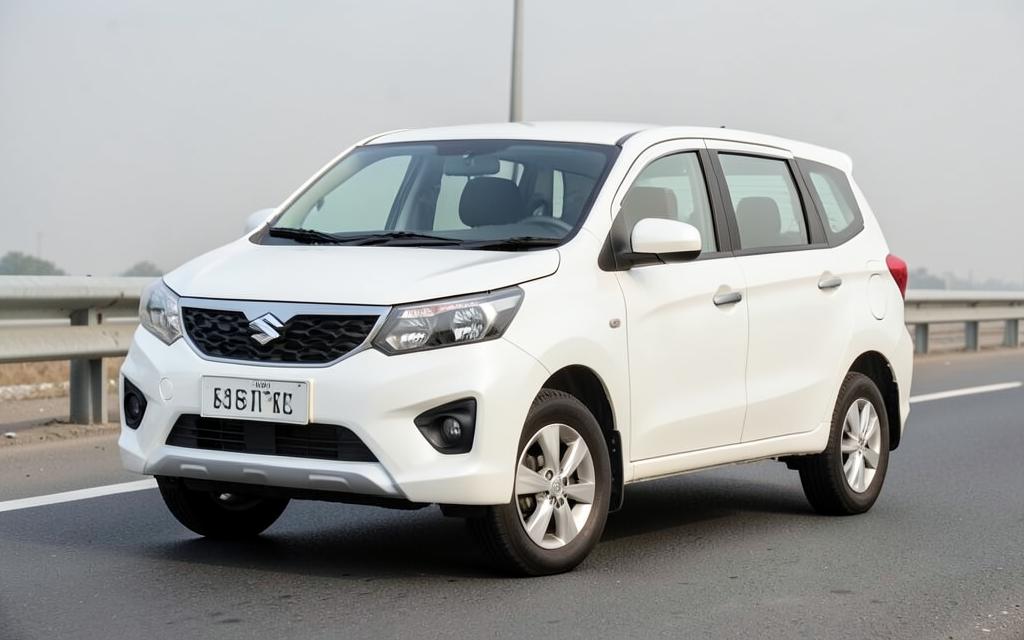 Maruti Ertiga MPV — standard 6-seater for family transfers